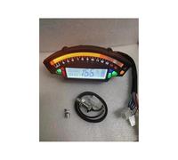 Para Para Ninja ZX10R ZX-10R 2012-2017 Velocímetro LED Para Motocicleta Odómetro Digital Tacómetro Indicador De Combustible HRQCTIM(With sensor)