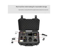 Para para Osmo Pocket 4 Estuche Rígido Impermeable con Bolsa de Transporte, Caja de Almacenamiento con Esponja Precortada, Estuche Protector de
