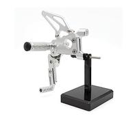 Para Para Panigale 899 959 1199 1299 Para Motocicleta CNC Reposapiés Ajustable Aluminio Juego Trasero Clavijas Pedal Reposapiés(6)