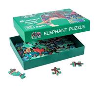 para, para | para el Mundo Submarino de Elefante de Dibujos Animados Infantil - Divertido Puzzle con Ilustración de Animales, Juguetes de Aprendizaje Preescolar
