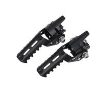 para para R1200GS para Adventure para ADV Clavijas Pie Delanteras Motocicleta Abrazaderas Reposapiés Plegables Diámetro 20mm-26mm Reposapiés Delanteros(Negro)