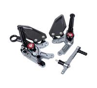 Para Para S1000 RR Para S1000RR 2015-2018 2017 2016 Clavijas Pie Ajustables CNC Para Motocicleta Juego Trasero Trasero Reposapiés Pedales Pies Moto Clavija Reposapiés(Titanium)