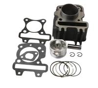 Para Para SR Para Motard 50 Para Scarabeo 50cc 4V 4T Piezas Motor Scooter 70cc 47mm Kit Bloque Cilindro Gran Cilindro Pistón Anillo Junta