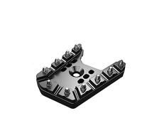 Para Para Tenere 700 Para XTZ 700 Para XTZ700 Para Tenere 700 Para Rally Para El Mundo 2019-2023 Motocicleta Reposapiés Forjado Pie Clavija Reposapiés(Pedal Extender Black)