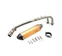 Para Para Tmax 500 530 2008-2016 Tubo De Escape De Motocicleta Sistema De Escape Completo Cabezales Delanteros Tubo Silenciador Deslizante(1)
