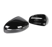 Para Para TT Para TTS Para TTRS MK2 8J Para R8 42 07-14 Cubierta Espejo Con Apariencia Fibra De Carbono Tapa Vista Trasera Exterior Reemplazo Cubierta Espejo Retrovisor Carcasa(Glossy Black)