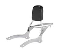 Para Para Vstar 1100 Para Classic XVS1100 Para Drag Star 2000-2011 Respaldo Motocicleta Sissy Bar Con Portaequipajes Almohadilla Respaldo Respaldo trasero motocicleta