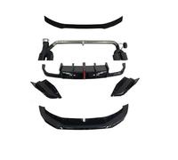 Para Para X1 U11 2023-2025 Parachoques Negro Brillante Alerón Difusor Ala Trasera Canards Solapas Delantal Escape Coche Kit Carrocería Parachoques trasero Difusor(1 juego)