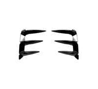 Para Para X3 Para G01 Para LCI Para MSport 22-24 Parachoques Trasero Lateral Alerón Ventilación Embellecedor Con Apariencia Divisores Maletero Parachoques Faldón trasero Difusor(2x Gloss Black B)