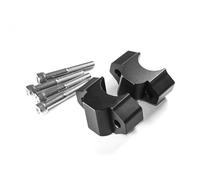 Para para XJR1300 para XJR 1300 adaptador de abrazadera elevadora barra manillar motocicleta 28mm aumento 25mm Elevador Abrazadera Manillar(Negro)
