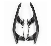 para para Xmax 300 2023 2024 Manillar Motocicleta Asiento Pasajero Barras Agarre Manillar Reposabrazos Soporte Empuñadura(Negro Mate)