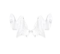para Parabrisas De Motocicleta para Benelli TRK502 TRK502X | BJ500GS-A, lado derecho izquierdo delantero, kit deflector de aire para parabrisas(Clear)