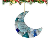Para Pared Con Tema De Luna | Decoración Artística De Acrílico Ligero | Colgante De Luna Para Parejas,Para La Familia, Los Amigos, Las Fiestas, El Hogar, El Interior, La Ventana Y La