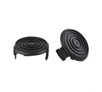 Para Parkside Prt550 A1 para cubierta de tapa de carrete A3 compatible con Florabest Frt550 A1 Piezas de repuesto para recortadora de cuerdas, paquete de 2, color negro
