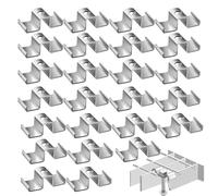 Para parrillas de sillín | Abrazadera de sillín - 25 piezas de fijación para suelos industriales escalones entrepiso carretera alcantarillado aparcamiento sistemas de drenaje - Escalón entrepiso