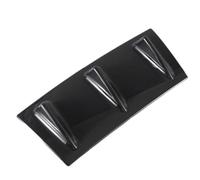 para Passat B6 B7 B8 ABS Plástico Parachoques Trasero del Coche Spoiler Difusor Protector JUNOOS(Black 3Fin)