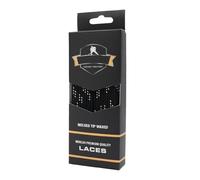 Para patines de doble trenza, encaje encerado para patines de ruedas - para patines de hockey dobles trenzados, para zapatos de patinaje de colores brillantes para patines de ruedas, patines, Negro