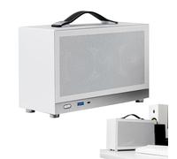 para PC de Escritorio: chasis Mini ITX ultrapequeño, diseño Compacto y portátil, Soporte de refrigeración de Alto Flujo de Aire, Paneles acrílicos y de Acero duraderos, Montaje Sencillo sin