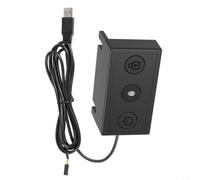 Para PC Power Switch Desktop huella dactilar 1,5 m | Botón de encendido para PC con sensor de huellas dactilares y pantalla, cable de 150 cm, montaje adhesivo y tornillo para