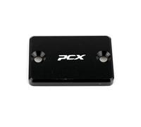 para PCX 125 PCX 150 PCX125 PCX150 2018 2019 Motocicleta CNC Aluminio Cilindro Maestro Freno Delantero Tapa Cubierta Depósito Líquido Tapones Aceite Freno Motocicleta(Negro)