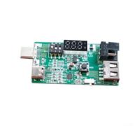Para Pd3.1 Trigger 140 W Testboard con indicador LED para PD3.1 (With | 140 W de potencia, pantalla LED, interruptor DIP, para protocolo PD3.1/3.0/2.0, DC5525 y salida USB