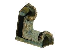 para pecera - Herramienta de ocultación de Acuario de Doble de Resina, decoración de Cueva Sumergible, hábitat para Mascotas | para Tanque Interior, configuración de Agua al Aire Libre,