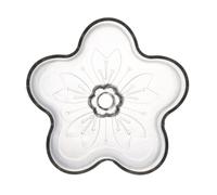 para Peces de Acuario, Cuenco con, Bandeja de alimentación en Forma de Flor con fácil Montaje, Accesorio para pecera con Material Resistente, para Tortuga, Betta, Tetra