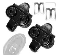 Para pedales de bicicleta Shimano SPD Cleat - Placas para Shimano SPD SH51 Cleats pedales de clic con placas antideslizantes, flotador de 12°, 2 agujeros, adecuado para zapatos de ciclismo de montaña