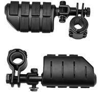 para Pedales Kawaskai Reposa Pedal De Motocicleta 32mm Clavijas De Carretera Estriberas Ajustables Barra De Choque De Protección para Motor Soporte De Reposapiés Reposapiés Motocicleta(Cb101-107)