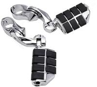 para Pedales reposa Pedal de Motocicleta 32mm Clavijas de Carretera estriberas Ajustables Barra de Choque de protección para Motor Soporte de reposapiés Reposapiés Motocicleta(Cb100-217)