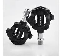 Para pedales spd, pedales de bicicleta de montaña con eje de aleación CNC de 9/16 pulgadas y rodamientos sellados, compatible con tacos SPD, color negro