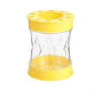 Para pelar huevos duros con diseño de perfil bajo que se coloca plano en el cajón y ocupa un espacio de almacenamiento mínimo (amarillo)