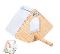 para Periquitos - Cría De Madera Natural, Fácil Limpieza | Accesorio Transparente para Cacatúas, Pájaros Salvajes, Loros, Tetas, Componente De Hábitat para Mascotas Conure para El Cui