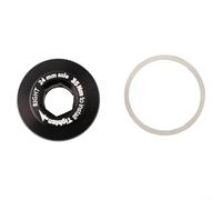 Para perno de cigüeñal ROTOR de 30 mm para autoextracción, incluye juntas para compatibilidad de eje de 24 mm y 30 mm (perno negro R)