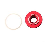 Para perno de cigüeñal ROTOR de 30 mm para autoextracción, incluye juntas para compatibilidad de eje de 24 mm y 30 mm (perno rojo R)