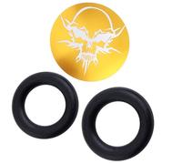 para Pernos de manivela de Bicicleta, de bielas de Bicicleta, Techo Antipolvo con de Goma para bielas Huecas, múltiples Opciones de Color