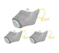 para Perros - 3 Pieces Reusable Puppy Respirator with Adjustable Straps | Polvo Protection Facial Covers for Small to Large Breeds, Training, Outdoor Camping Hiking Walking Pets
