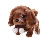 para perros caminando, juguetes para perros que caminan y ladran,Peluche de perro interactivo electrónico | Juguetes realistas para niños y niñas a partir de 1 año, juguetes de felpa