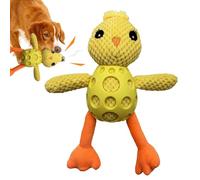 para perros chillidos, juguetes para perros chirridos | Plush Chick Animal para masticadores | Juguetes de masticación de perros indestructibles, animal de masticación de dentición para una raza peque