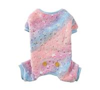 para Perros con Patrón De Pijamas Que Brillan En La Oscuridad Medianos A Grandes Abrigo Grueso A Prueba Pijamas Invierno Aire Libre Gran Tamaño