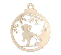 para Perros, Decoraciones navideñas para árbol, Manualidad de muñecas con Orificio para Colgar en un árbol para Decoraciones navideñas Vintage