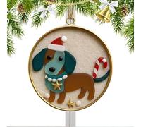 para perros para árbol de Navidad acrílico 2D - Dachshund Bulldog Decorations for Christmas Trees And Home Parties | Animal Pendant For Wall Door Car Rearview Mirror Holiday Gathering Party