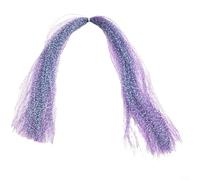 Para pesca trenzada de cristal, nailon, 26 cm de longitud, ideal para anzuelo y señuelo (morado)