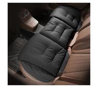 para Peugeot 107 208 3008 308 508 408 2008 307 Cojín Asiento Cuero Extensión Soporte Las Piernas Coche Funda Suave Fundas Asientos Coche(Back Row-Black)