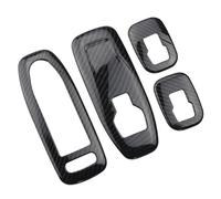 Para Peugeot 2008 208 2014-2019 Cubierta De Panel Elevador De Ventanas Embellecedor De Puerta Ventana Botón De Elevación Pegatina Para Interruptor DYDGUTUFB(Carbon Fiber Pattern)