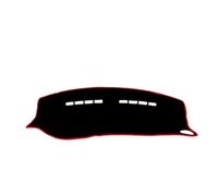 Para Peugeot 2008 E2008 2013-2018 Cubierta Para Salpicadero De Coche Estera Parasol Panel De Instrumentos Alfombras Antideslizantes MTVTFECEWG(RHD,A Red Side)