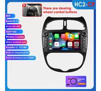 Para PEUGEOT 206 2000-2008 radio de coche android 12 reproductor de vídeo multimedia 7862 inalámbrico Carplay navegación GPS Audio estéreo 4G WIFI S6 A-8Core-6G 64G