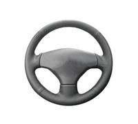 para Peugeot 206 2002-2006 Accesorios para Coche Funda para Volante De Coche Antideslizante Microfibra Material sintético Trenzado para Volante(Red Blue Thread)