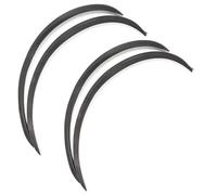 Para Peugeot 206 207 308 406 407 Cubierta De Guardabarros De Arco De Ceja De Rueda Universal Para Automóvil Embellecedor De 73 Cm/29'' RESPUNEKBAH(Carbon Fiber black)