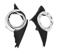 Para Peugeot 207 Sport 2006 2007 2008 2009 7452HW Cubierta Luz Antiniebla Delantera Cromada Marco Luces Antiniebla Parrilla Lado Conductor Pasajero Faros Trabajo Luz Antiniebla(1 par)